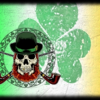 Shamrock-Skull