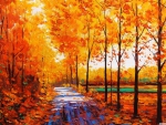 Fall painting