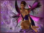 Purple Fractal Fairy