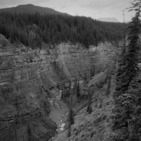 A canyon in Western Canada