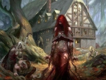 Red Head Witch And Followers