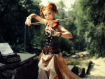 Redhead Violinist