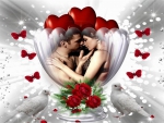 hearts,couple,birds,romance,