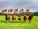 Patriotic Cowgirls