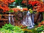 WATERFALL in AUTUMN