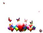 Hearts 'n butterflies