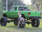 Cowgirl and Her Mud Truck
