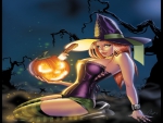 Witch Pin Up