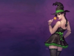 Witch Pin Up