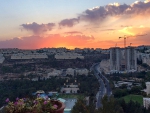 Sunset, Western Jerusalem, Israel