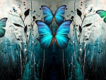 blue butterfly by zyn