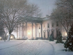 White house winter