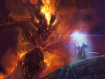 Gandalf Fighting The Balrog