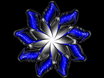Blue flower