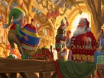 Santa In The Workshop