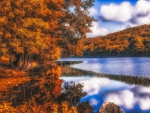 Autumn By The Lake