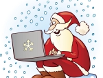 Santa shopping online