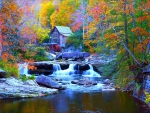 Watermill in Late Autumn