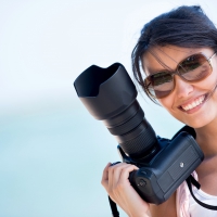 Professional female photographer