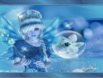 Blue Fantasy Girl
