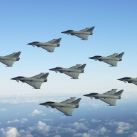 A Flight Of Eurofighter Typhoon