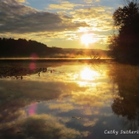 Sunset on Tappan Lake