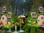 Deep in the forest, there is a little fairyland