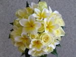 Yellow Plumeria Bouquet