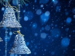 Silver Christmas Bells