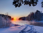 sunset-winter