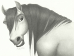 Spirit  the stallion of cimarron - Contests get my drawings! Original! 1 and 2! 