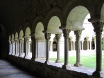 Romanesque cloister Cathedral of Girona Spain