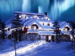 Santa's home in the North Pole