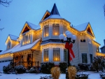 Decorated Christmas Home