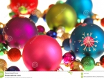 Colorful Christmas balls