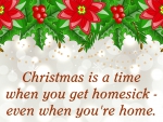 Christmas is home