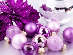 Purple ornaments