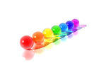 Colorful Balls - Lined Up