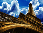 Vibrant HDR Eiffel Tower