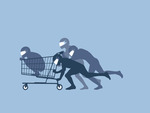 Extreme Shopping Carting (Vector)