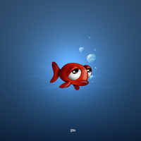 Sad Animated Fish