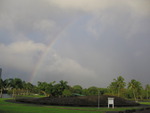 Rainbow over Hilo Tidal Wave Memorial
