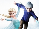 Elsa and Jack Frost