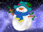 Cute snowman