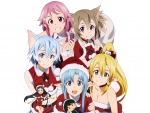SAO Santa Girls