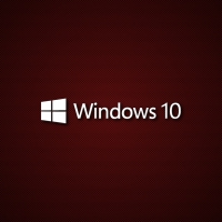 Windows 10 Red Carbon