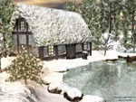 Cottage in the snow