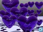 Purple Hearts - Love Poem