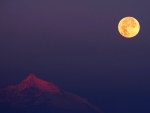 The Alps in the light of full moon