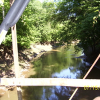 Saltfork Creek off of Old Bridge in Petree Bottoms